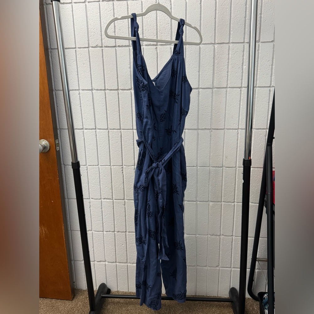 GAP Navy Floral Maxi Dress